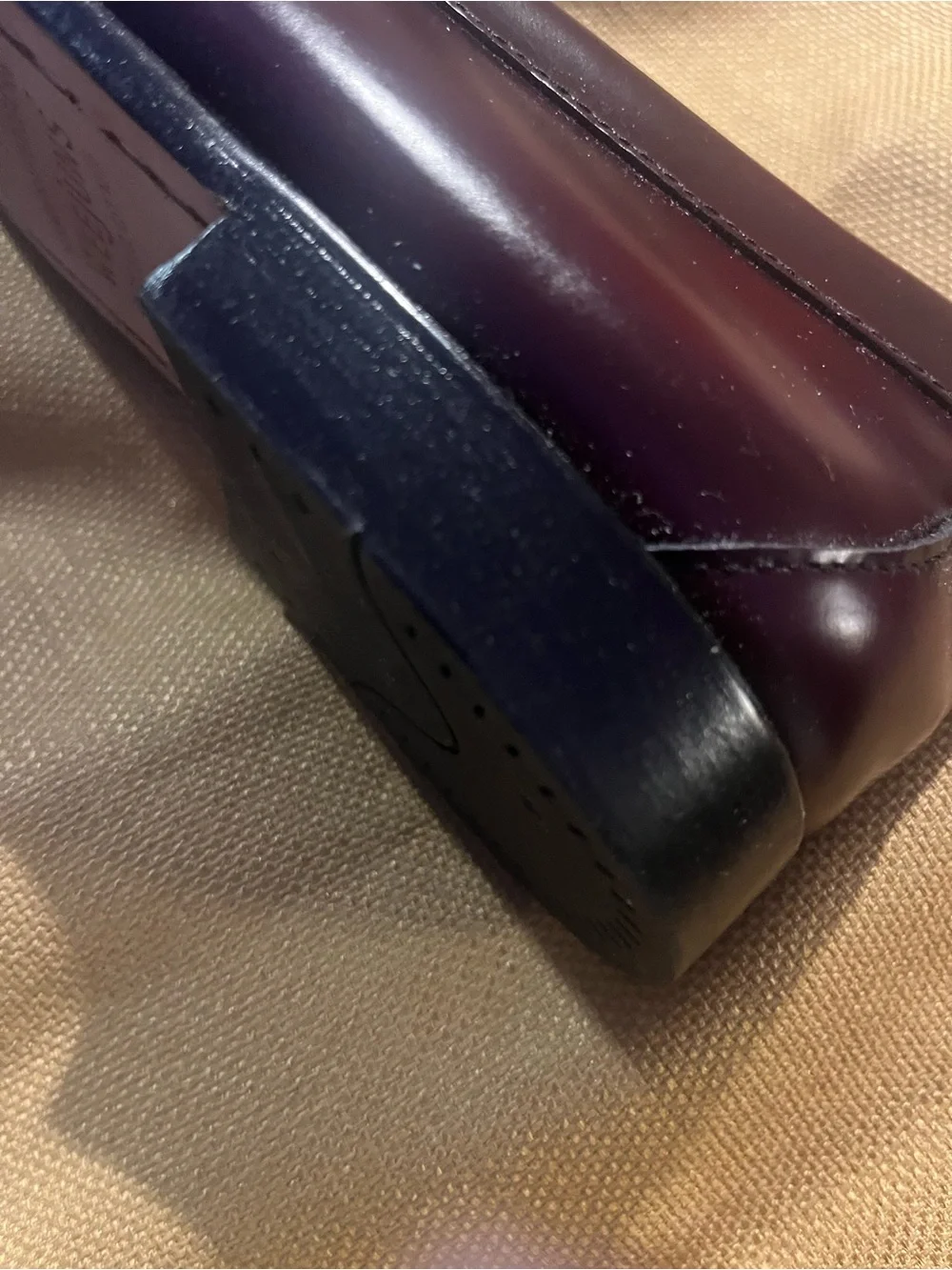 Women’s Burgundy Penny Loafers